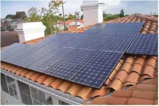 Pitched Tile Roof PV Mounting System